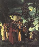 Albrecht Altdorfer The Departure of Saint Florian oil on canvas